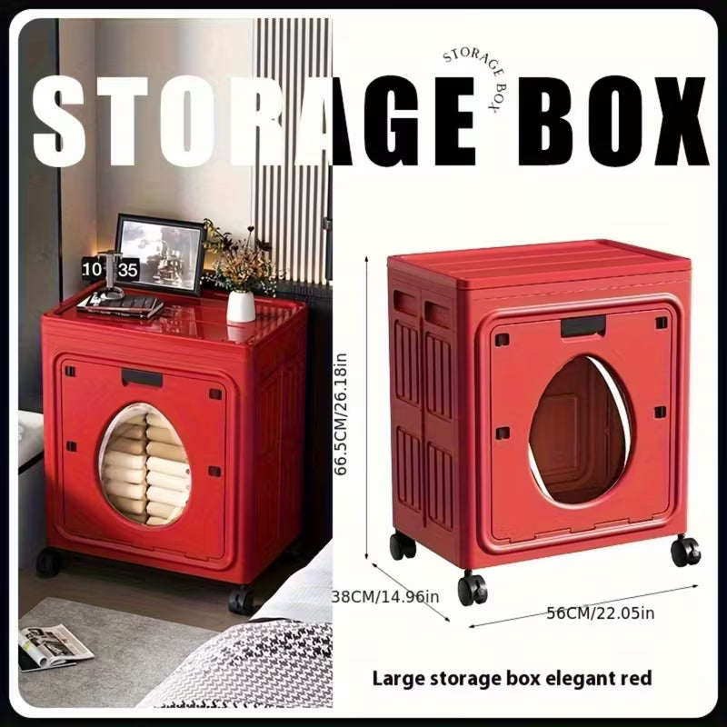 A clothing storage box - foldable wardrobe