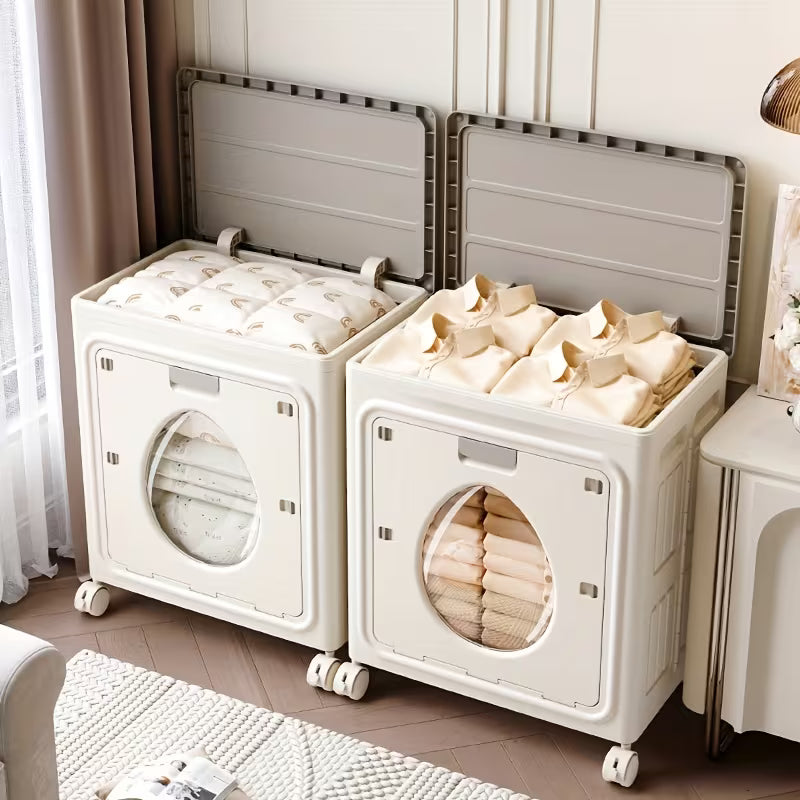 A clothing storage box - foldable wardrobe