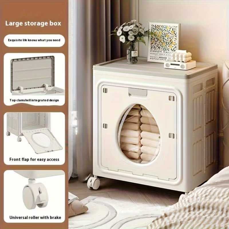 A clothing storage box - foldable wardrobe